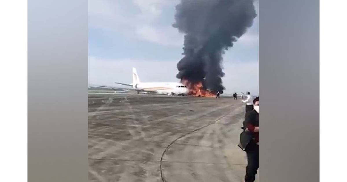 25 injured after passenger plane catches fire on runway in China's Chongqing